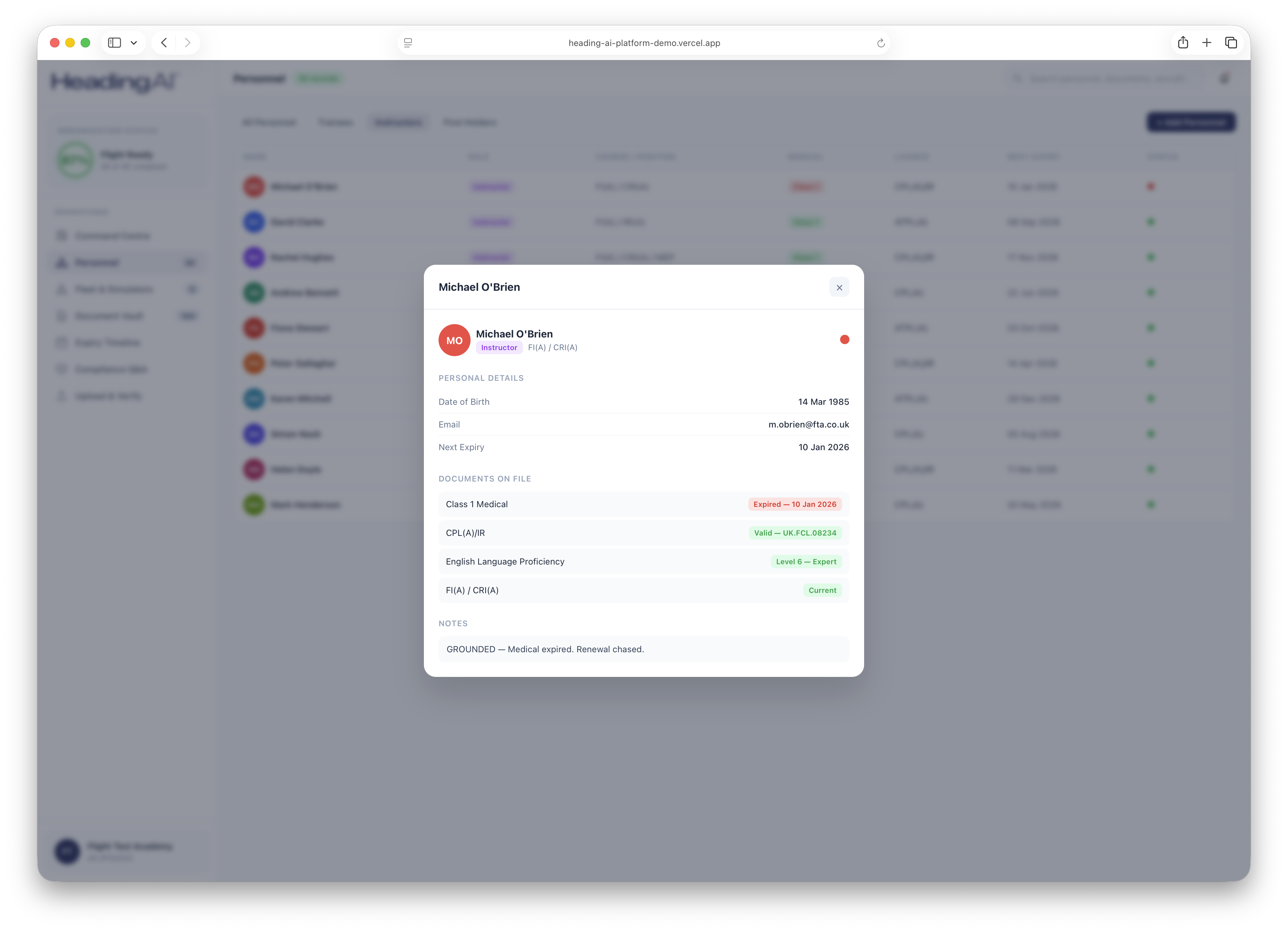 Platform Screenshot 2d